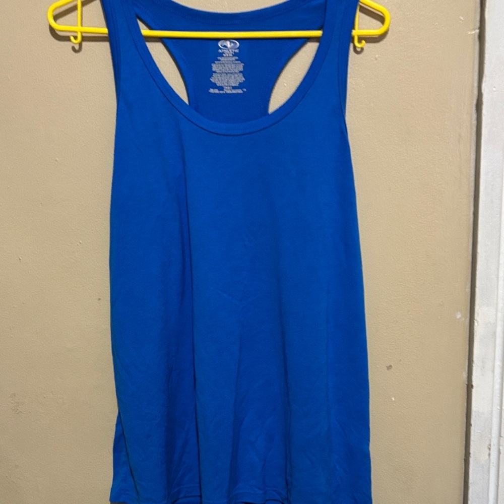 Logo Athletic Blue Women's Tank Top